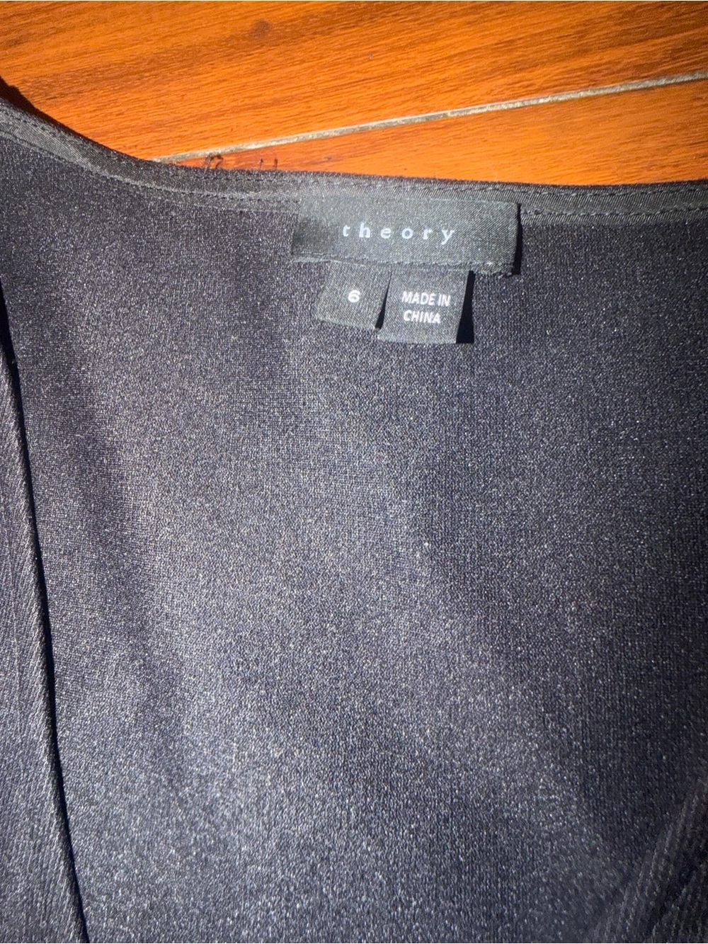 Theory Black Sleeveless V-Neck Sheath Dress - Picture 5 of 9